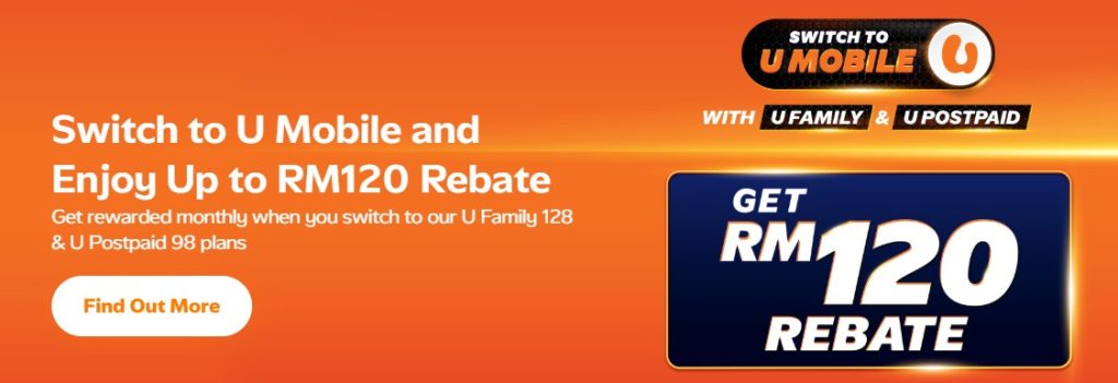 U Family plan RM128 4 lines